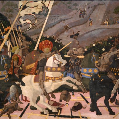 The Battle of San Romano by Paolo Uccello