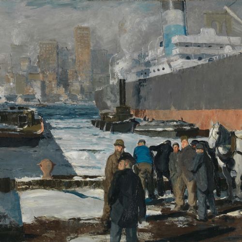 Men of the Docks by George Bellows